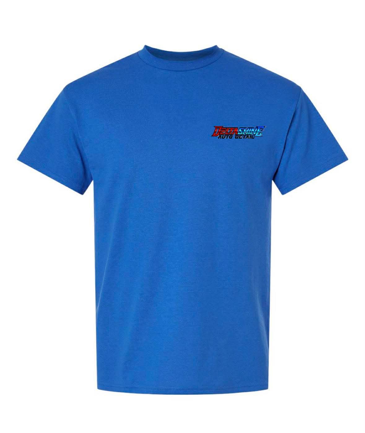 Delta Shine T-Shirt — Royal Blue front
